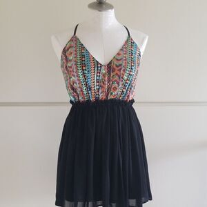 Windsor Black Chiffon& Colorful Sequin Mini, Small